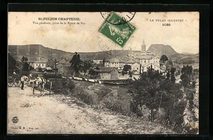 CPA St-Julien-Chapteuil, Vue generale prise de la Route de Fay - Picture 1 of 2