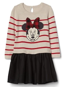 Gap Girls ~ Disney Minnie Mouse Sweater Dress Size 4 ~ NWT - Picture 1 of 3