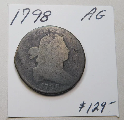 1798 A. GOOD 100% ORIGINAL NEVER CLEANED - 225 YEARS OLD!⭐ Cover
