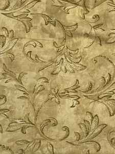 Waverly Home Decor Tessuto Concello Giallo Dorato 1,5 Yd x 55" Foglie di Pergamena - Foto 1 di 4