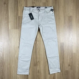 34 Heritage Courage Dawn pantaloni twill uomo 38x34 beige vita media dritti nuovi con etichette $175 - Foto 1 di 13