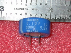 SOHIO LP055104A 0.1 Farad Maxcap NSN: 5910-01-253-1491 - Foto 1 di 2