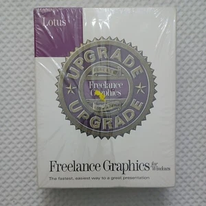 NEW LOTUS FREELANCE GRAPHICS UPGRADE FOR WINDOWS (3.5 H.D. DISK) - Picture 1 of 4