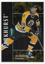 02/03 PARKHURST GOLD PARALLEL #114 Joe Thornton #8/10