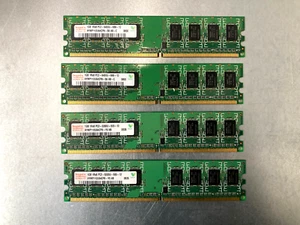 Lot of 4 Hynix 1GB 1Rx8 PC2-6400U/5300U RAM Memory - Picture 1 of 2