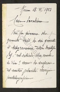 Lettera con autografo della Regina d'Italia Margherita di Savoia - 1923 - Foto 1 di 2