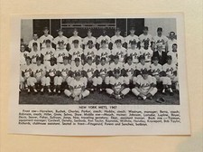 New York Mets Seaver Harrelson Berra 1967 Baseball Publication Team 5X7 Picture