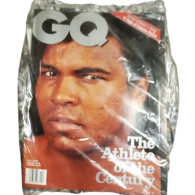 04/1998  GQ MAGAZINE- MUHAMMAD ALI: ATHLETE OF THE CENTURY- COLLECTORS ISSUE NEW - Image 1 of 4