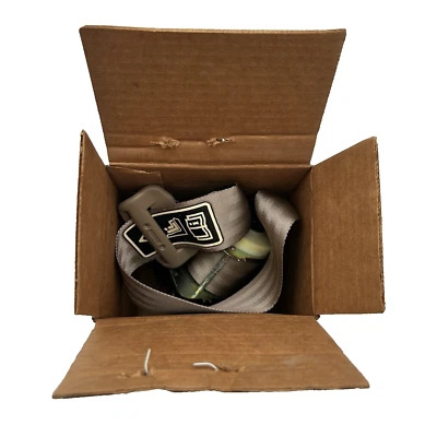 Cinturón de seguridad auxiliar trasero Ford Taurus Sable 1999 marrón pradera XF1Z-54611B68-AAA nuevo OEM Foto 1 de 4