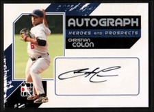 2010-11 IN THE GAME HEROES & PROSPECTS CHRISTIAN COLON #A-CC RC ROOKIE AUTO 
