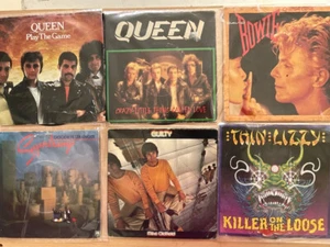 British Rock  35  x  7 inch vinyl records singles   some in picture sleeves - Picture 1 of 24