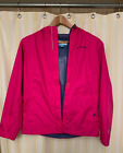 Girls Columbia Light Weight Pink Rain Jacket Size Large 14/16 Excellent