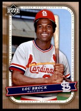 2005 Upper Deck Classics Lou Brock St. Louis Cardinals #67