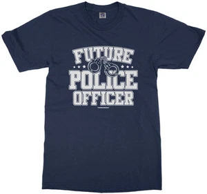 Future Police Officer Youth T-Shirt Cop Proud Son Daughter Gift - Picture 1 of 14