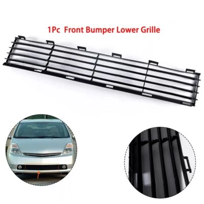 1 pieza parachoques delantero parrilla inferior moldura apta para Toyota Prius 2004-2009 negro Foto 1 de 4