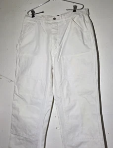 VTG Polo Ralph Lauren Double Knee Carpenter Painter Pants 90s Y2K USA OG 34 x 34 - Picture 1 of 9