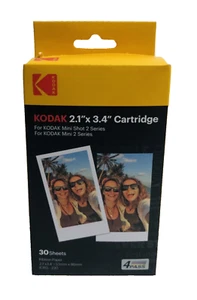 Kodak ICRG 230 Instant Cartridge 30 Sheets Ribbon Paper 2.1" x 3.4" Mini Shot 2 - Afbeelding 1 van 5