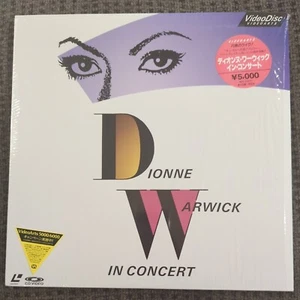 Dionne Warwick in Concert Laserdisc JAPAN LD w/Insert VAL-3002. In shrink - Picture 1 of 7