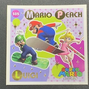Mario Luigi Peach S08 Super Mario Bros. Sticker Seal Nintendo Japanese - Picture 1 of 6