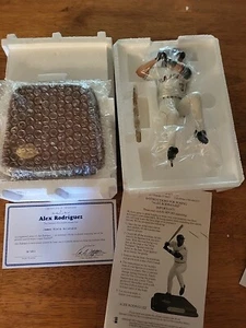 Danbury Mint Alex Rodriguez Texas Rangers w/COA Figurine Figure With Stand - Picture 1 of 7