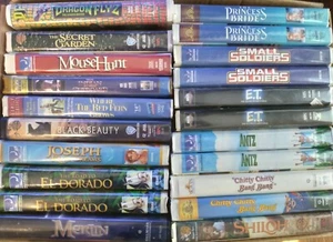 Family Fun VHS Movies *Pick your Favorites* (Dreamworks, MGM, Warner Bros) - Picture 1 of 79