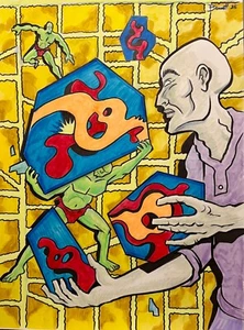 DESIGN PROBLEM ** MIKE BENNETT'S ORIGINAL ART (2025) 02/10/25 - Picture 1 of 1