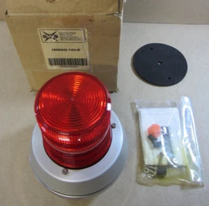 Luz de advertencia SWS I-200UH 120VAC flash único estroboscópico/bocina de un solo tono, roja - Imagen 1 de 11