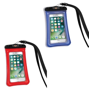 Soporte para teléfono inteligente impermeable a prueba de H2O WOW Watersports 5" x 9" con correa de transporte - Imagen 1 de 7