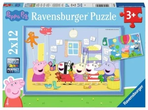 Rompecabezas Peppa Pig Adventures 2x12 piezas ~ 3+ de Ravensburger - Imagen 1 de 3