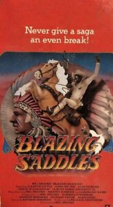 Blazing Saddles (VHS 1991) Cleavon Little, Gene Wilder, Slim Pickens