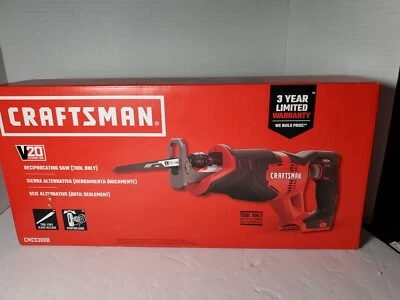 CRAFTSMAN V20 Reciprocating Saw, Cordless, Tool Only (CMCS300B) , Red - Image 1 of 4