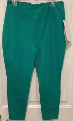 NUEVO CON ETIQUETAS Mujeres con Control Leggings Verde Vivo Control Abdomen LISO Y ELEGANTE Mediano Foto 1 de 4