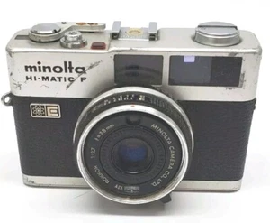 Minolta Hi-MATIC F 35mm Film Camera f/2.7 38mm - Works! - Picture 1 of 6
