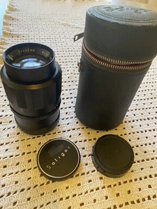 Nikon F Mount Soligor Tele-Auto 135mm f/3.5 Telephoto Portrait Lens W Case - Picture 1 of 19