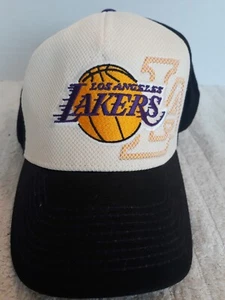 Los Angeles Lakers NBA Licensed Adjustable Hook/Loop Hat/ Cap NICE - Picture 1 of 3