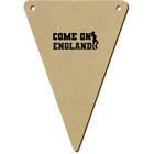 5 X 140Mm Come On England Wooden Bunting Flags Bn00077727