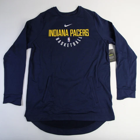 Indiana Pacers Nike NBA Authentics Dri-Fit Sweatshirt Men's Navy New Cover