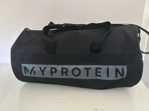 My Protein Black Duffle Gym Sports Bag With Strap - Picture 1 of 4