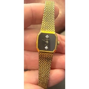 VTG women's Gold Tone Wittnauer Dress watch, Diamond Accents, Swiss Made - Picture 1 of 4