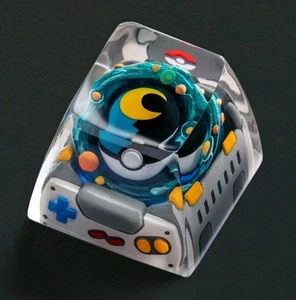 S-Craft MOON BALL Artisan Pokemon Keycap (New In Box) - Afbeelding 1 van 8