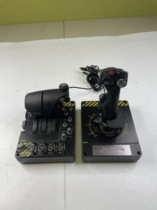 Saitek X-55 Pro-flight RHINO H.O.T.A.S. HOTAS Flight Simulator System Tested - Picture 1 of 11
