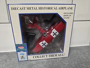 POSTAGE STAMP MODEL POWER PLANES FOKKER DR.1 RED BARRON 1:63 German WW1. - Picture 1 of 8