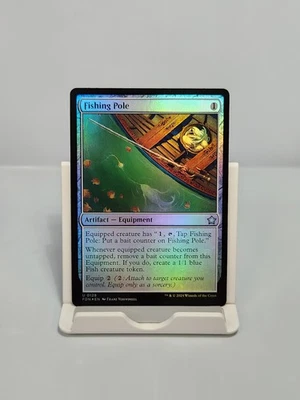 Fishing Pole #128 Foil Foundations FDN MTG - Image 1 of 4