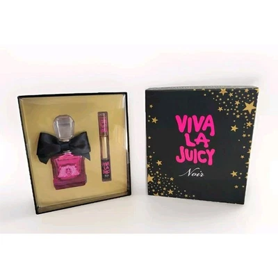 Juicy Couture Viva La Juicy Noir 2 Piece Gift Set 1.7 Oz Spray +Dbl Rollerball - Image 1 of 4
