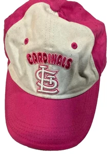 Gorra Cardenales San Luis Juvenil Rosa y Blanco Fan Favorite - Imagen 1 de 2