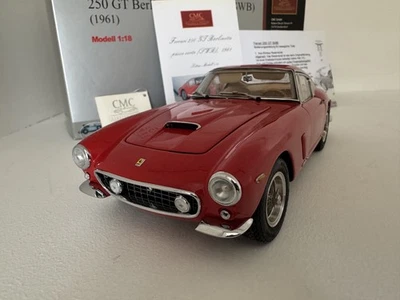 CMC 1:18 M-046 Ferrari 250 GT Berlinetta Passo Corto (SWB) 1961 - small defects - Image 1 of 4