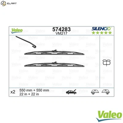 LIMPIAPARABRISAS 574283 PARA PEUGEOT 405/II/Van/Break/Mk K5A/KDX 1.4L LFZ 1.8L 4cyl Foto 1 de 4