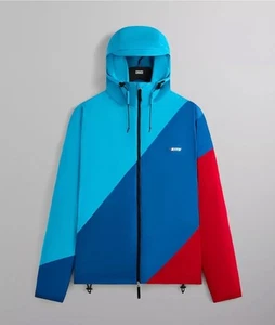 Kith for BMW Timo Windbreaker Jacket in Sonam Blue Red Striped Men’s Size Medium - Picture 1 of 6
