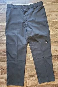 Dickies Arbeitshose 43 x 33 schwarz gerades Bein lockere Passform doppeltes Knie - gebraucht, in einwandfreiem Zustand - Bild 1 von 10
