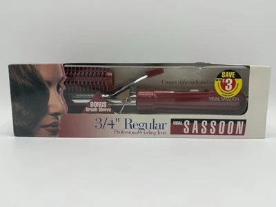 Vidal Sassoon 3/4" Regular Professional Curling Iron VS-101 NOS New Never Opened - Image 1 of 4